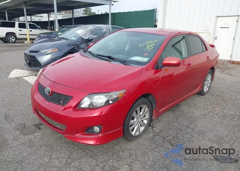 2010 Toyota Corolla S из США, поврежденный, VIN 2T1BU4EE7AC263148
